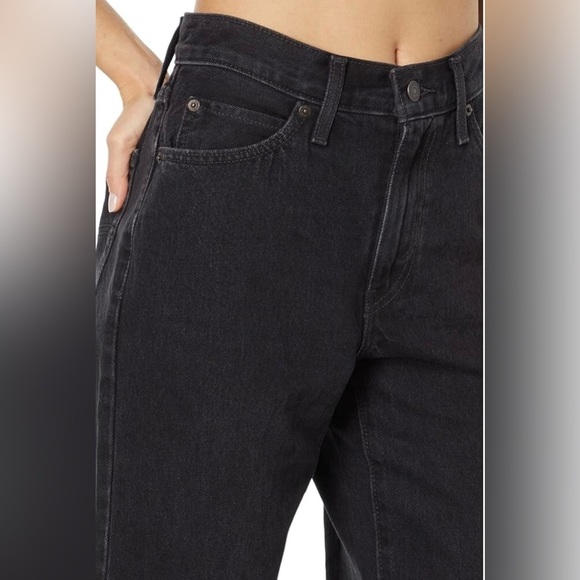 Levi's Women's 94 Baggy Jeans Black Size 27 x 31 - Picture 3 of 11